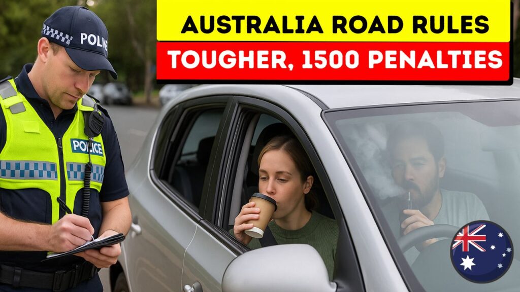 Australia Road Rules Tougher, 1500 Penalties