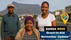R560 Grant in Aid November Calendar for Eligible Recipients – SASSA Payment Dates, Medical Form & Eligibility Details
