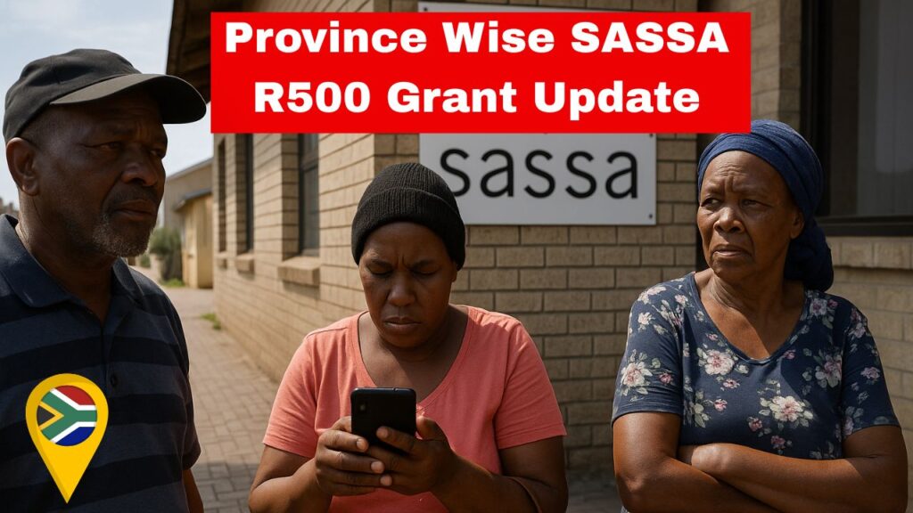 Province Wise SASSA R500 Grant 2025
