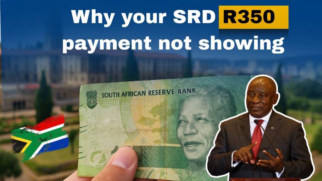 SRD R350 Not Showing in Your Bank