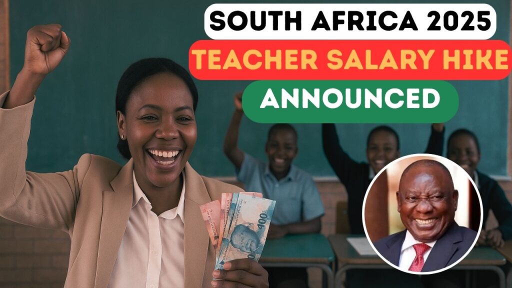 Teacher Salary Increase 2025 in South Africa