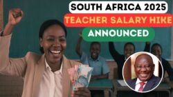 South Africa confirms teacher salary adjustments for 2025 – Government restructures educator pay