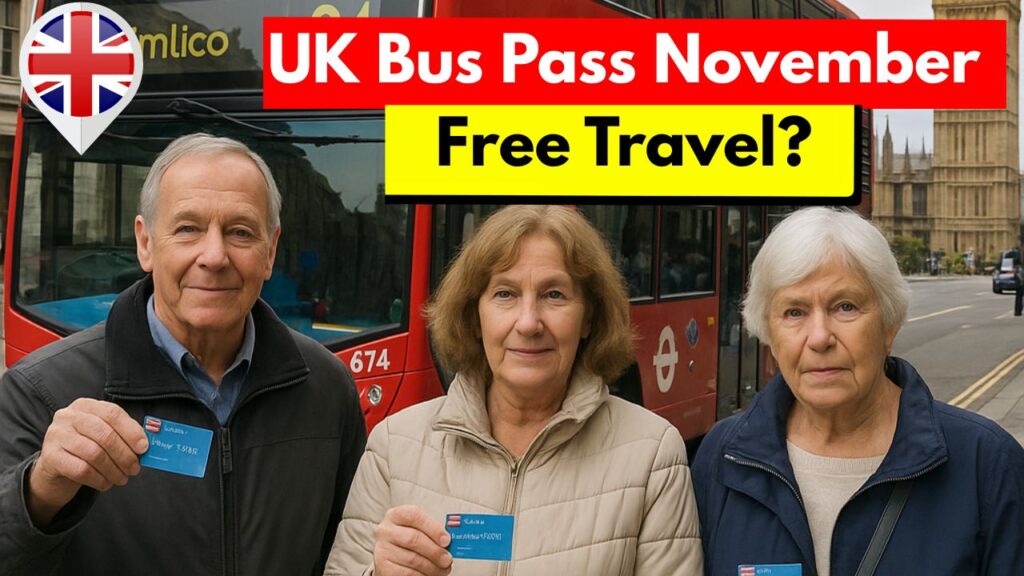 UK Bus Pass Rules Change from 1 November 2025