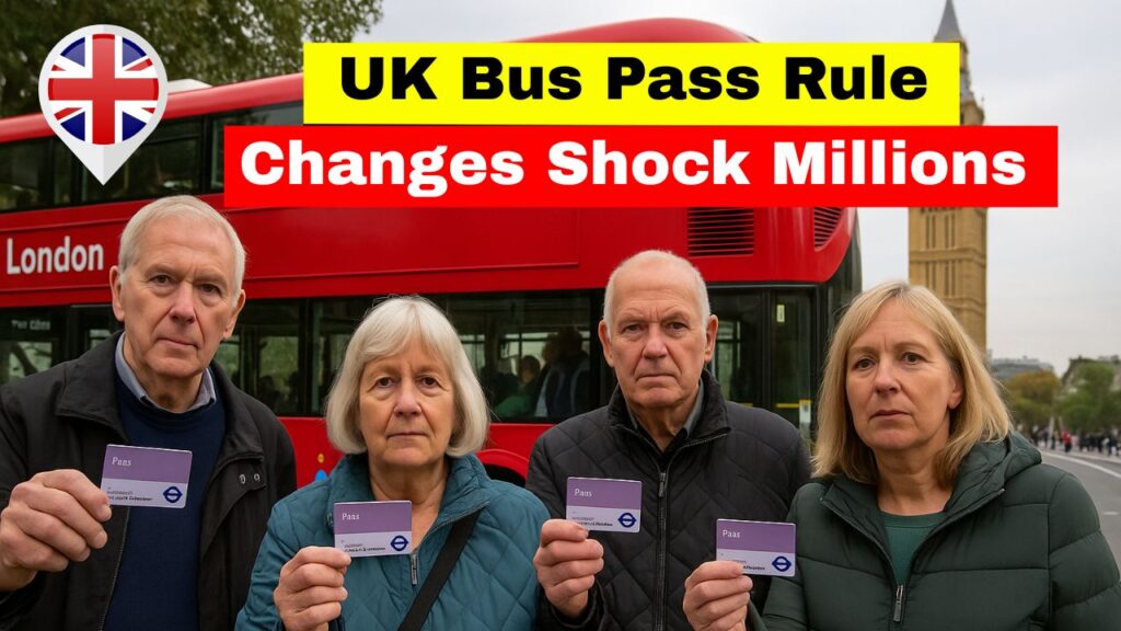 UK Government Confirms Shocking Bus Pass Rule Changes